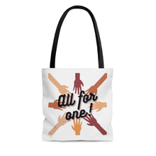 Load image into Gallery viewer, &quot;All For One&quot; Tote Bag
