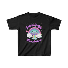 Load image into Gallery viewer, &quot;Too Cute for This Planet&quot; Youth Heavy Cotton™ Tee
