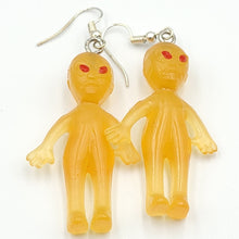 Load image into Gallery viewer, Alien Earrings (Orange)
