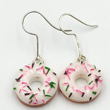 Load image into Gallery viewer, Donuts (White) Earrings
