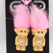 Load image into Gallery viewer, Troll Earrings (Pink)
