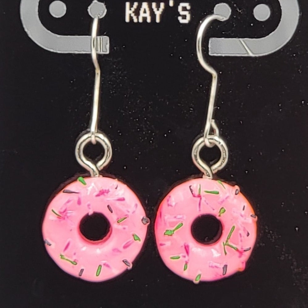 Donuts (Pink) Earrings