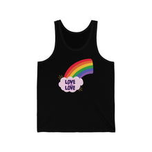 Load image into Gallery viewer, &quot;Love is Love&quot; Unisex Jersey Tank
