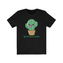 Load image into Gallery viewer, &quot;Go Sit on a Cactus&quot; Unisex Tee
