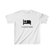 Load image into Gallery viewer, &quot;I&#39;d Rather Be Napping&quot; Youth Heavy Cotton™ Tee
