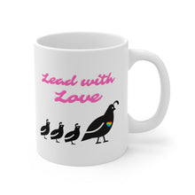 Load image into Gallery viewer, &quot;Lead with Love&quot; Ceramic Mug
