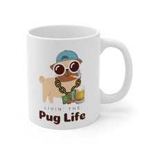 Load image into Gallery viewer, &quot;Livin&#39; the Pug Life&quot; Ceramic Mug
