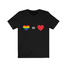 Load image into Gallery viewer, &quot;Love Equals Love&quot; Unisex Tee
