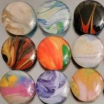 Set of Two Glass Magnets (Large)