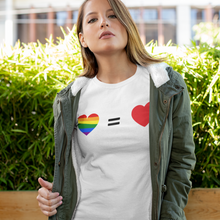 Load image into Gallery viewer, &quot;Love Equals Love&quot; Unisex Tee
