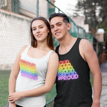 Load image into Gallery viewer, &quot;#PROUD&quot; Unisex Jersey Tank
