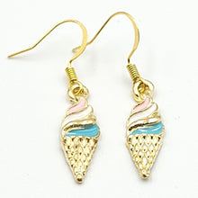 Load image into Gallery viewer, Ice Cream Cones (Soft Serve) Earrings
