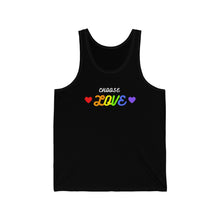 Load image into Gallery viewer, &quot;Choose Love&quot; Unisex Jersey Tank
