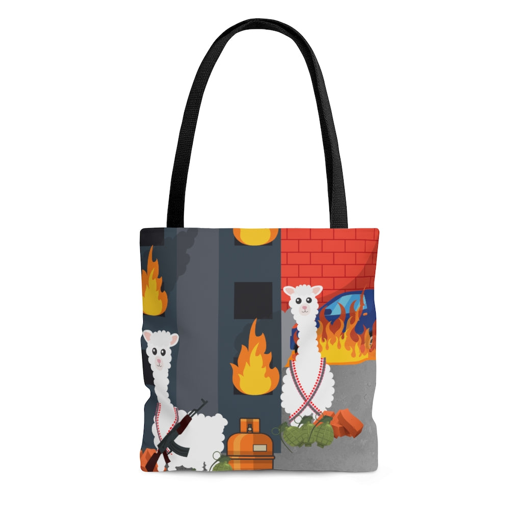 Don't Mess with an Alpaca Tote Bag