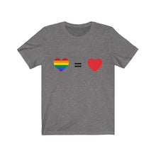 Load image into Gallery viewer, &quot;Love Equals Love&quot; Unisex Tee
