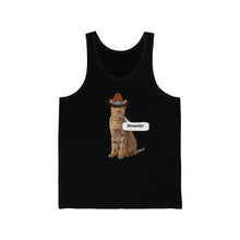 Load image into Gallery viewer, &quot;Meowdy&quot; Unisex Jersey Tank
