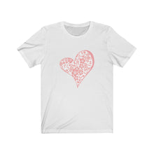 Load image into Gallery viewer, Cherry Blossom Heart Unisex Tee
