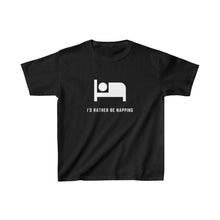 Load image into Gallery viewer, &quot;I&#39;d Rather Be Napping&quot; Youth Heavy Cotton™ Tee
