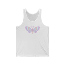 Load image into Gallery viewer, Pastel Moth Unisex Jersey Tank
